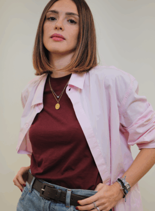 isabelle drummond revela cabelo moreno iluminado