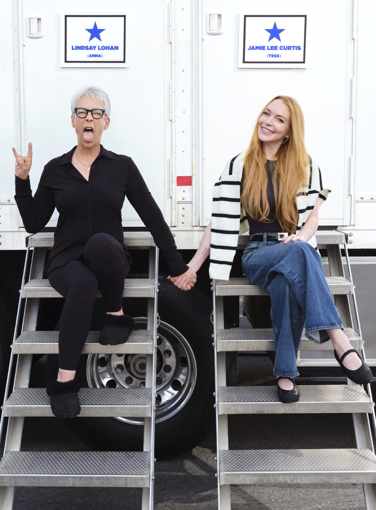 Jamie Lee Curtis e Lindsay Lohan em Uma sexta-feira mais louca ainda