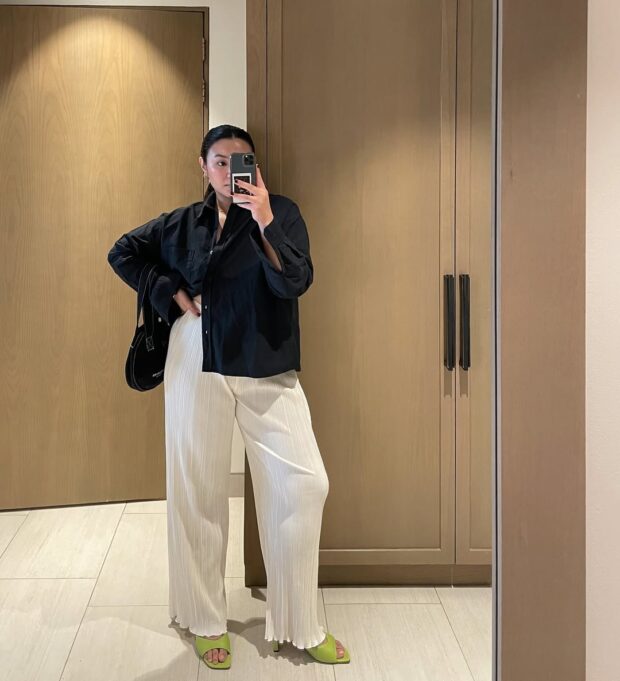 looks com calça branca
