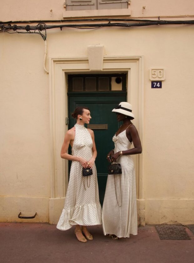 a estampa poá é tendência de moda