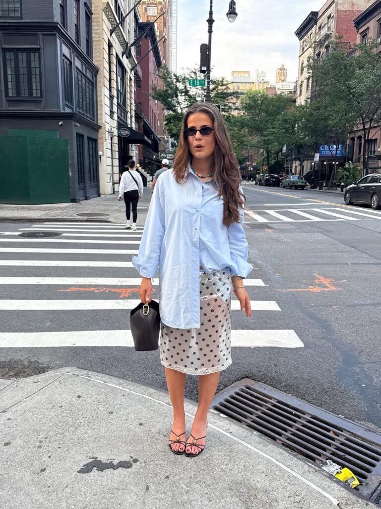 a estampa poá é tendência de moda