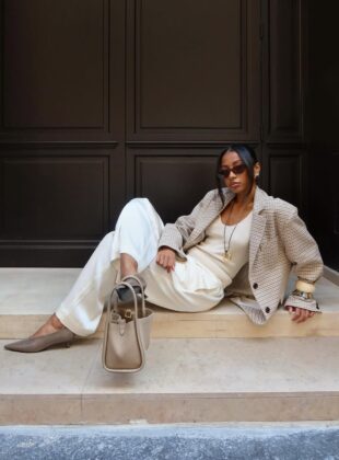 sarahndiaye looks com calca branca