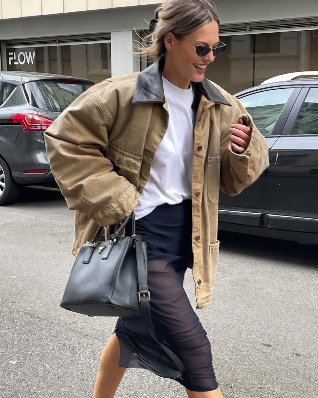 looks com saia transparente