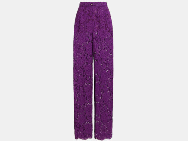 Calça de renda: 10 versões que estão bombando em 2025 Calca de renda 15set Dolce Gabbana