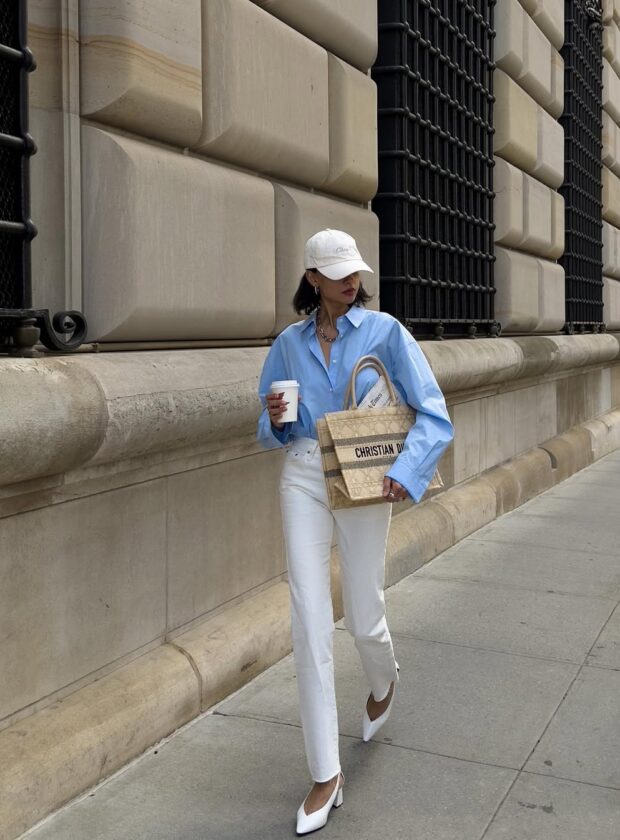 looks preppy para usar no trabalho