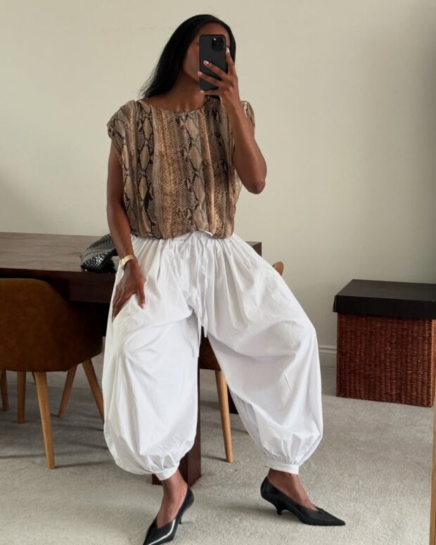 looks com calça saruel