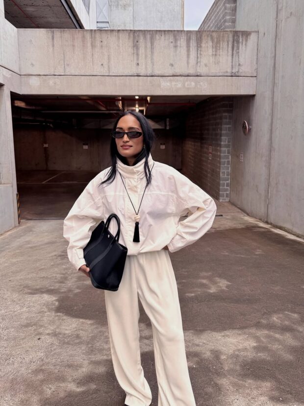 looks com jaqueta windbreaker