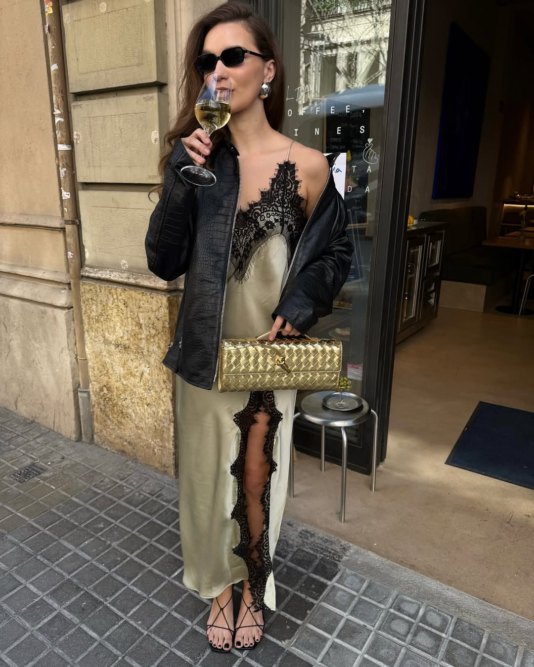 looks com slip dress