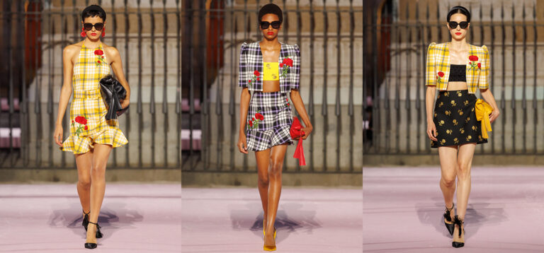 Malu Borges usa nova coleção de óculos da Carolina Herrera no desfile da marca ch fesfile2