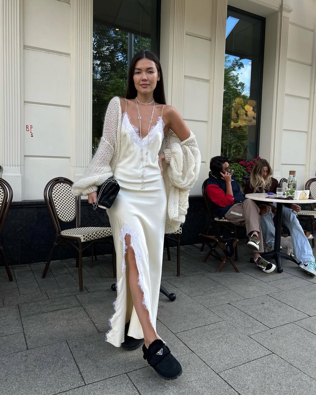 looks com slip dress