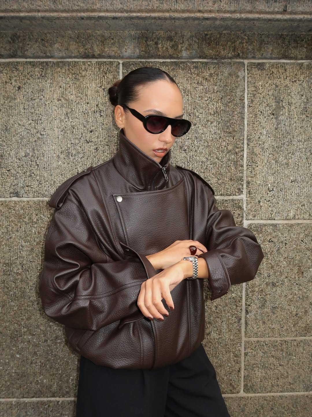 jaquetas de gola alta