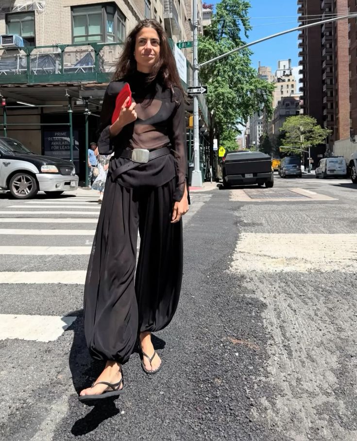 calça harem transparente