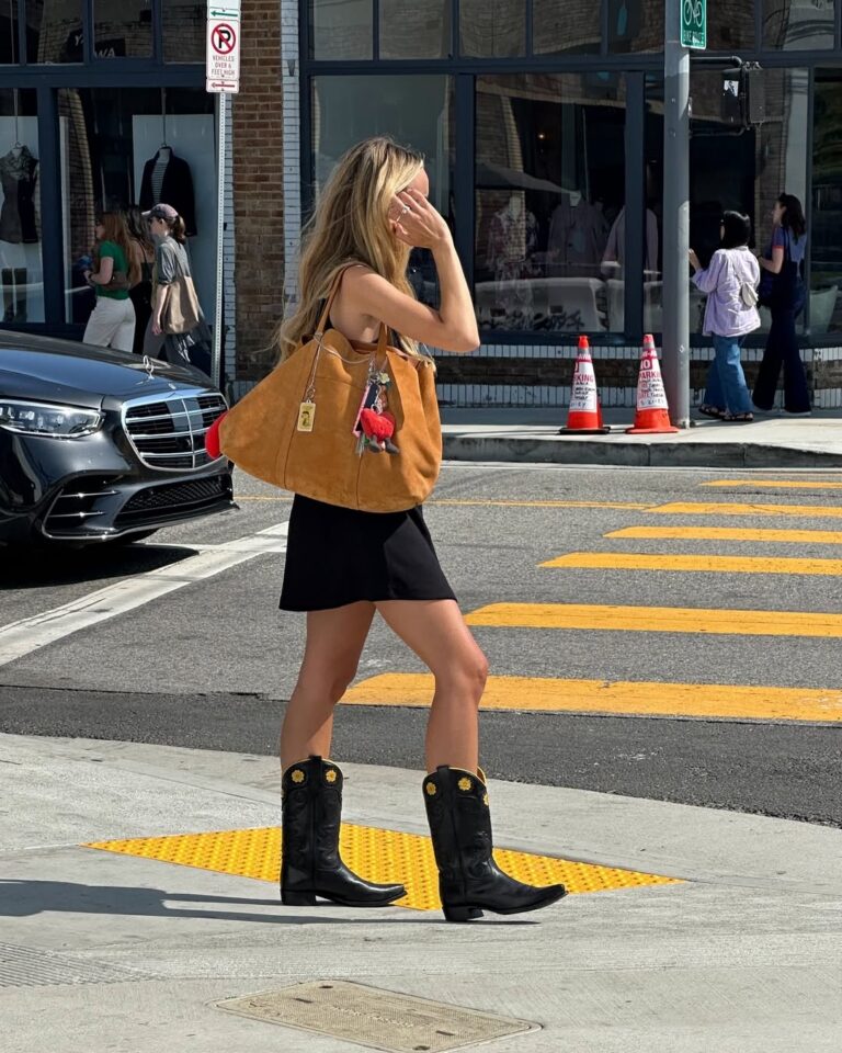 looks com bota texana para usar no verão