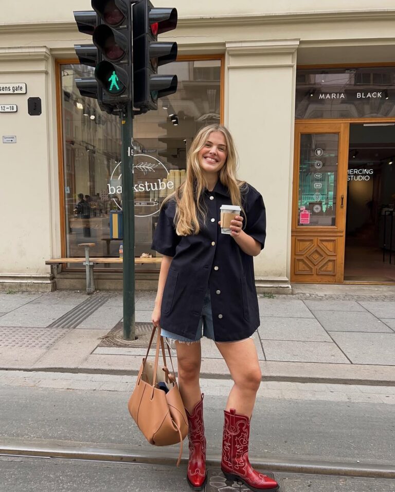 looks com bota texana para usar no verão