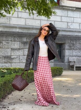 looks com saia longa