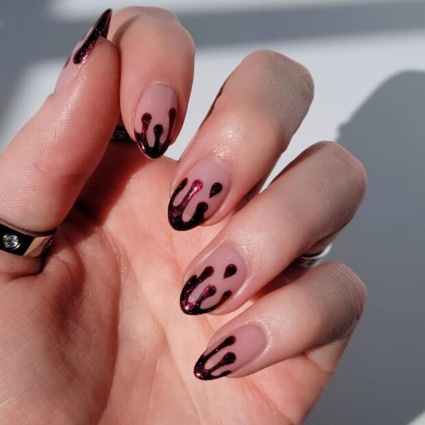 unhas de halloween