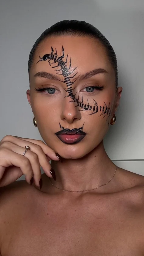 18 maquiagens de Halloween para entrar no clima da temporada maquiagens de Halloween