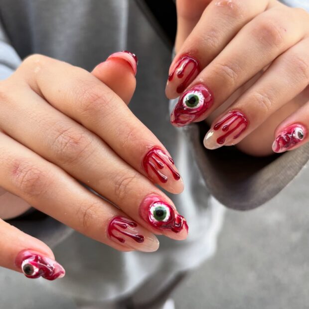 12 nail arts de Halloween para entrar no clima da celebração nail arts de Halloween