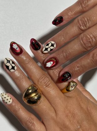 unhas de halloween