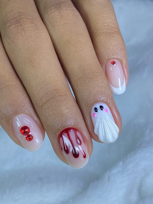 12 nail arts de Halloween para entrar no clima da celebração nail arts de Halloween