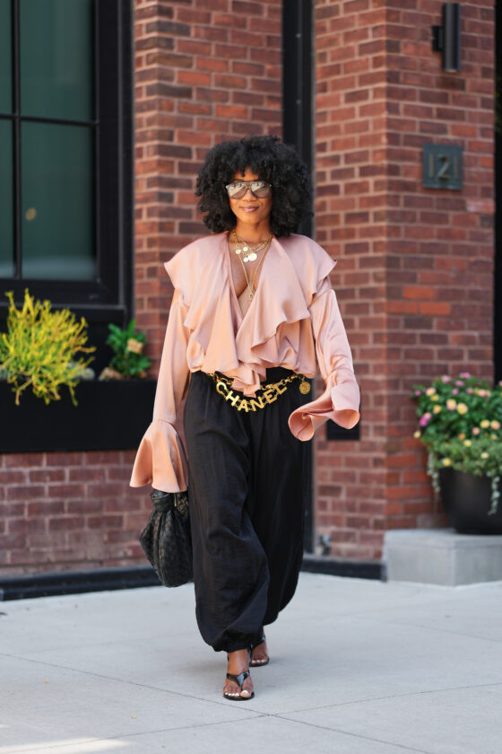 looks com calça aladim