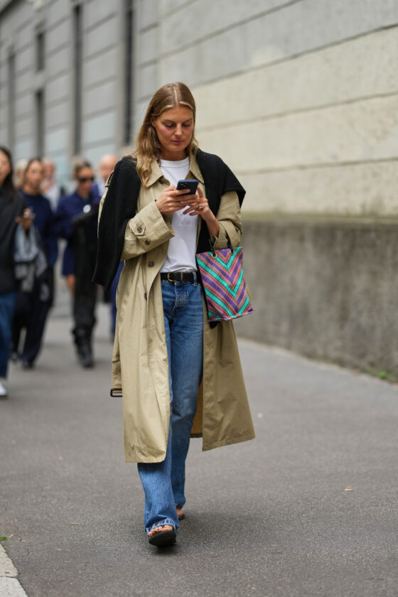 looks com trench coat