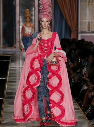 Moschino show Runway Fall Winter 2020 Milan Fashion Week Italy 20 Feb 2020. Photo PIXELFORMULASIPAShutterstock