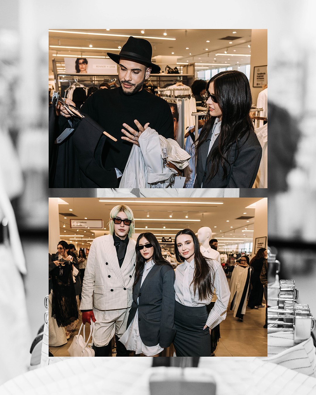 Renner e Livia ressaltam o styling com personalidade em collab com clássicos do guarda-roupa RENNERLIVIA08