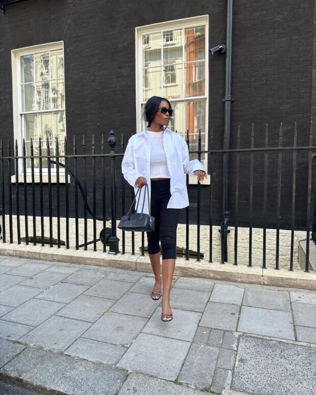 looks com calça capri legging