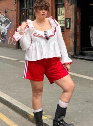 looks com shorts esportivo 2