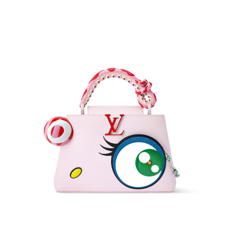 louis vuitton e takashi murakami Capucines MM Eye Packshot