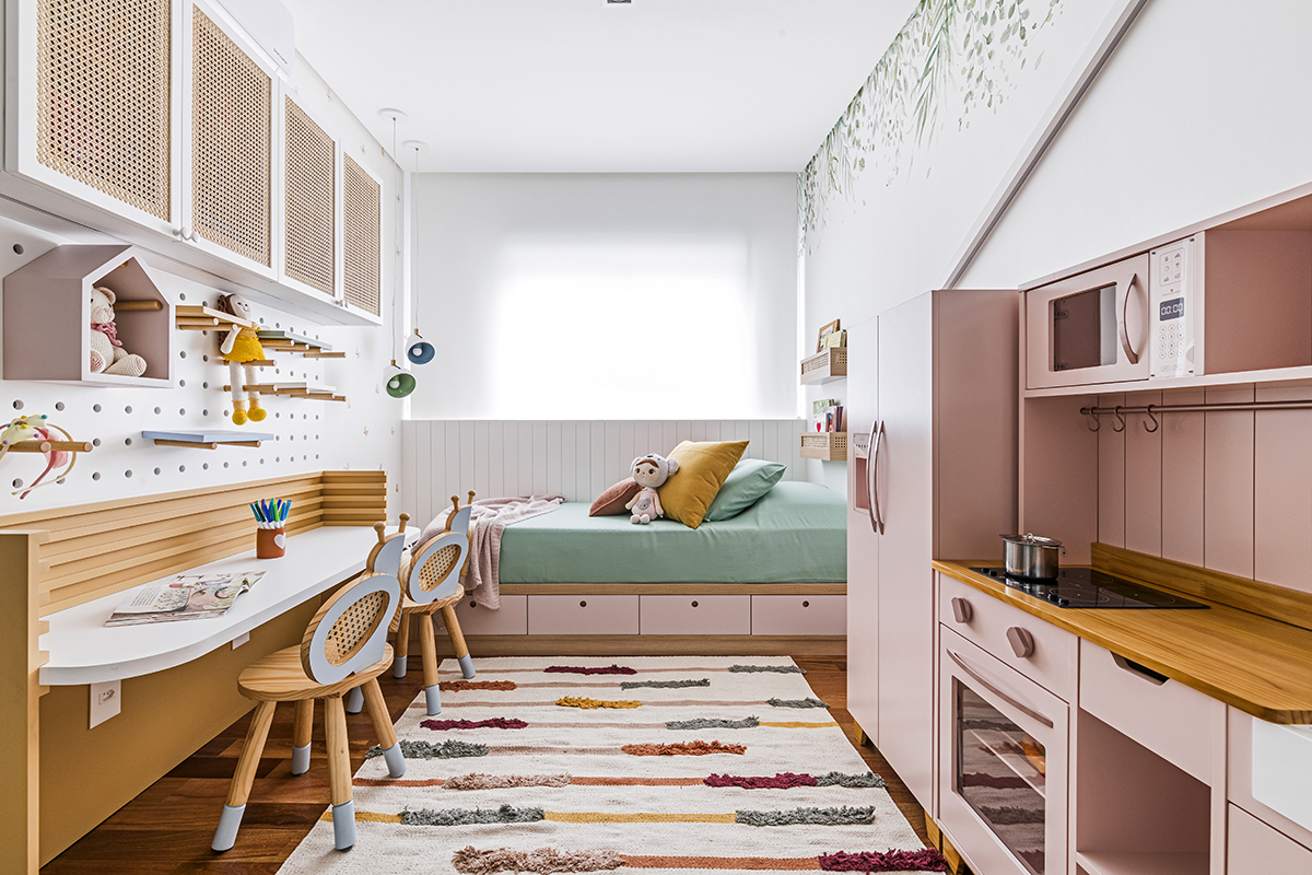 8 projetos lindos e bem planejados de quarto de criança quarto de crianca Ana Toscano Arquitetura Renato Navarro