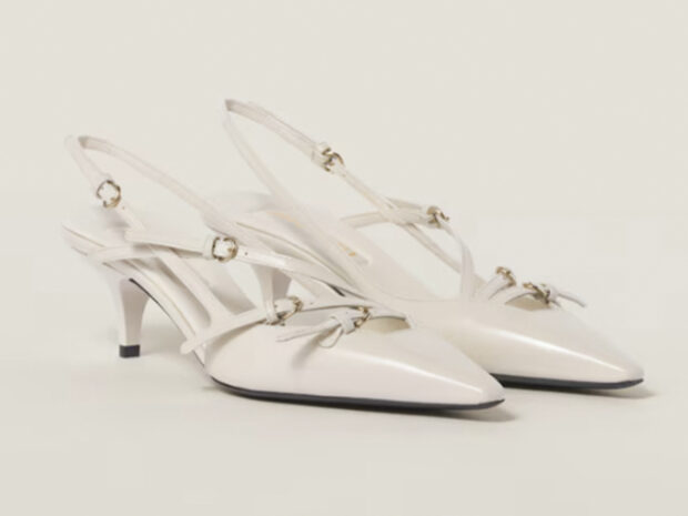 sapato slingback ou17 miumiu