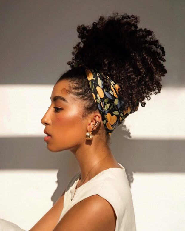 bandanas no cabelo
