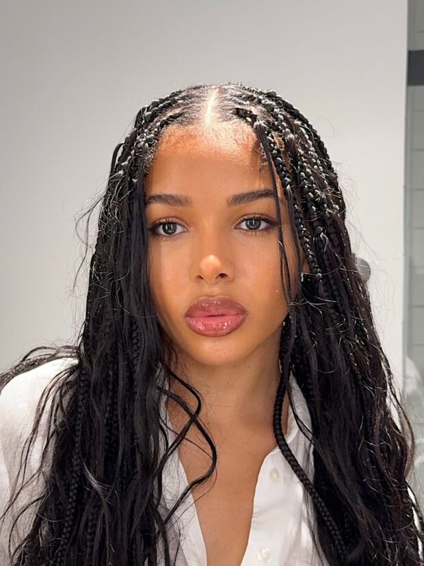 12 penteados com box braids para se inspirar nas festas de fim de ano penteados com box braids