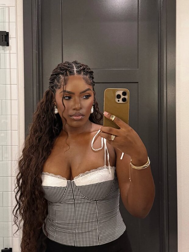 12 penteados com box braids para se inspirar nas festas de fim de ano penteados com box braids