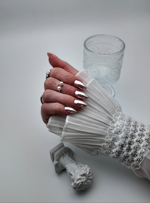 nail arts para o réveillon
