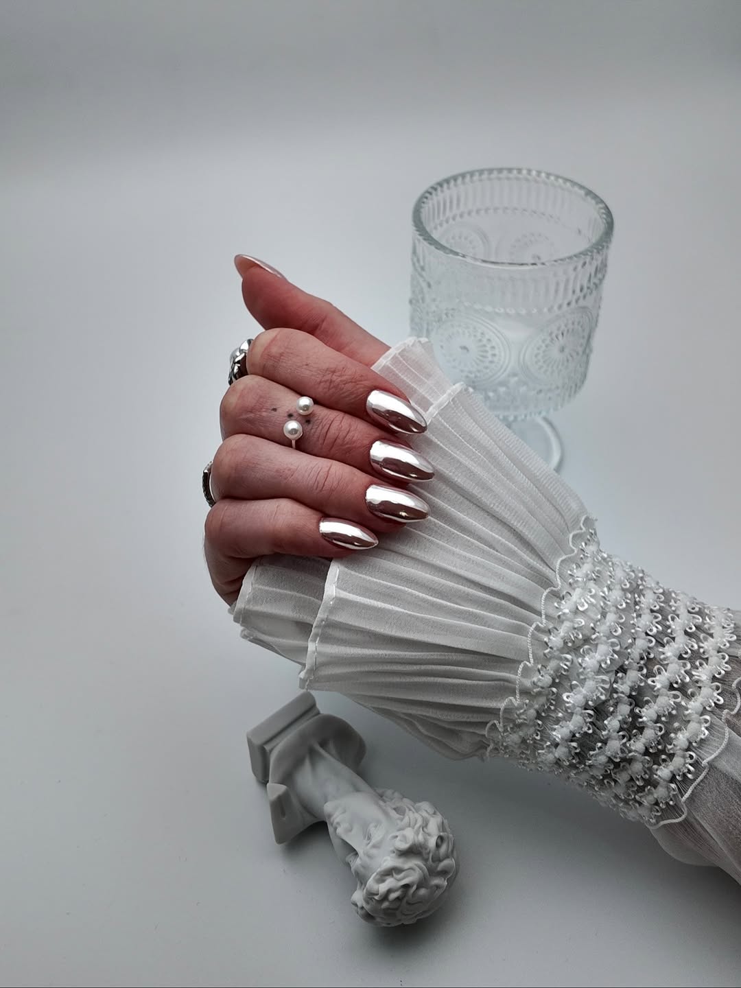 nail arts para o réveillon