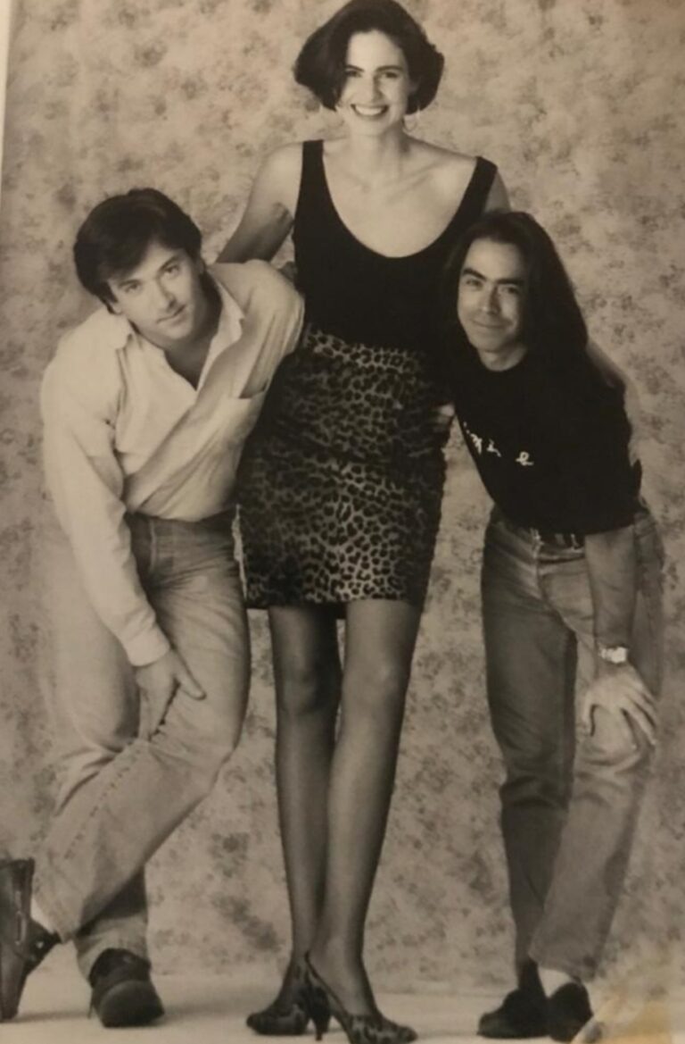 Podcast Vítima da moda mergulha no caso Frankie e Amaury Frankie (esq.) e Amaury (dir.) com Silvia Pfeifer - Acervo Frankie Amaury