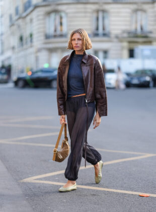 Street Style - Paris Fashion Week - Womenswear Fall/Winter 2025/2026 - Day Six