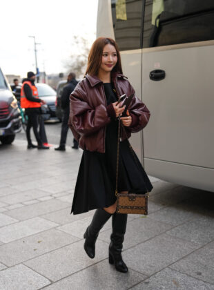Street Style - Paris Fashion Week - Womenswear Fall/Winter 2025/2026 - Day Eight