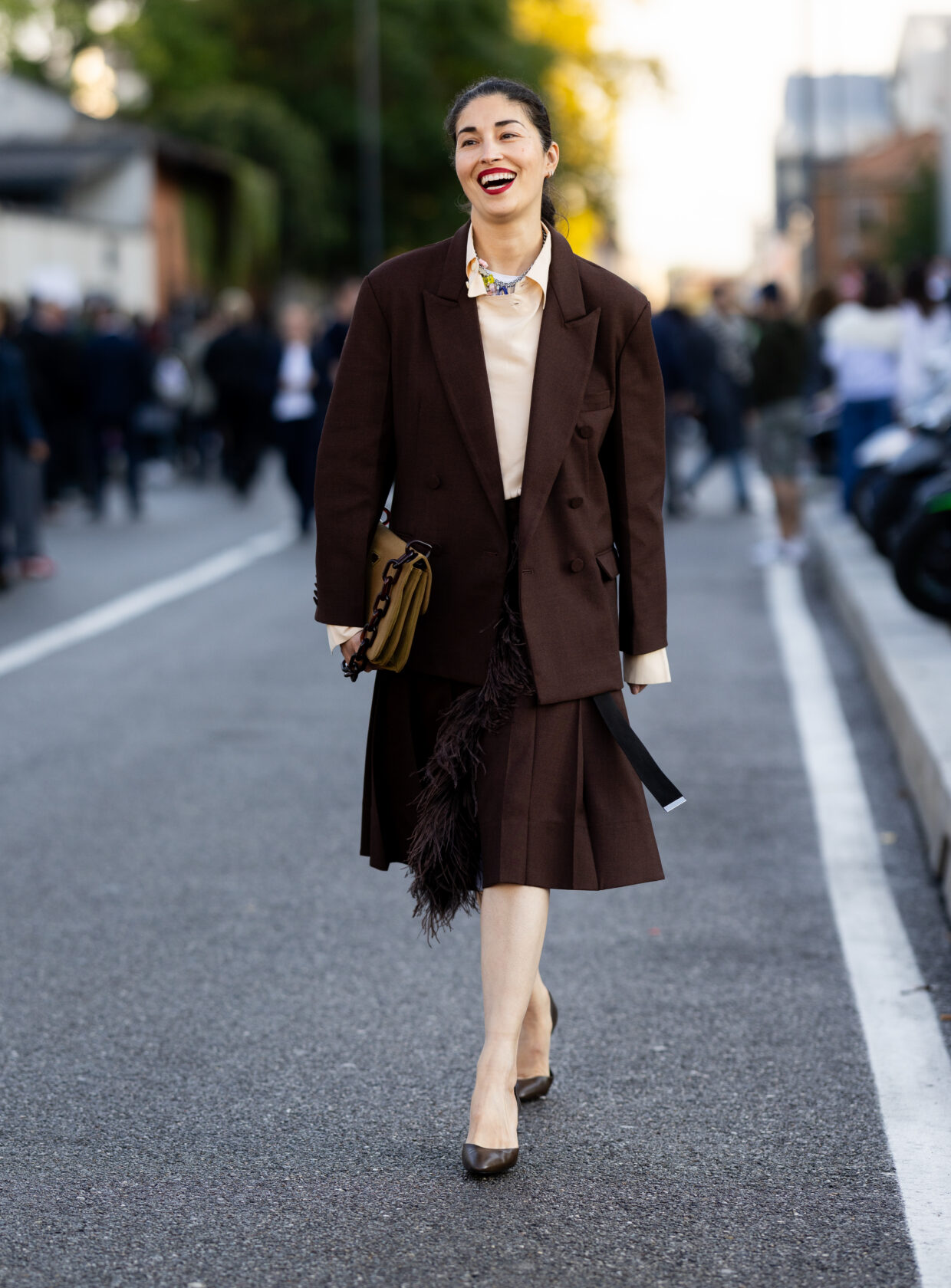 conjunto social com saia