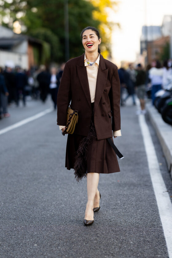 conjunto social com saia