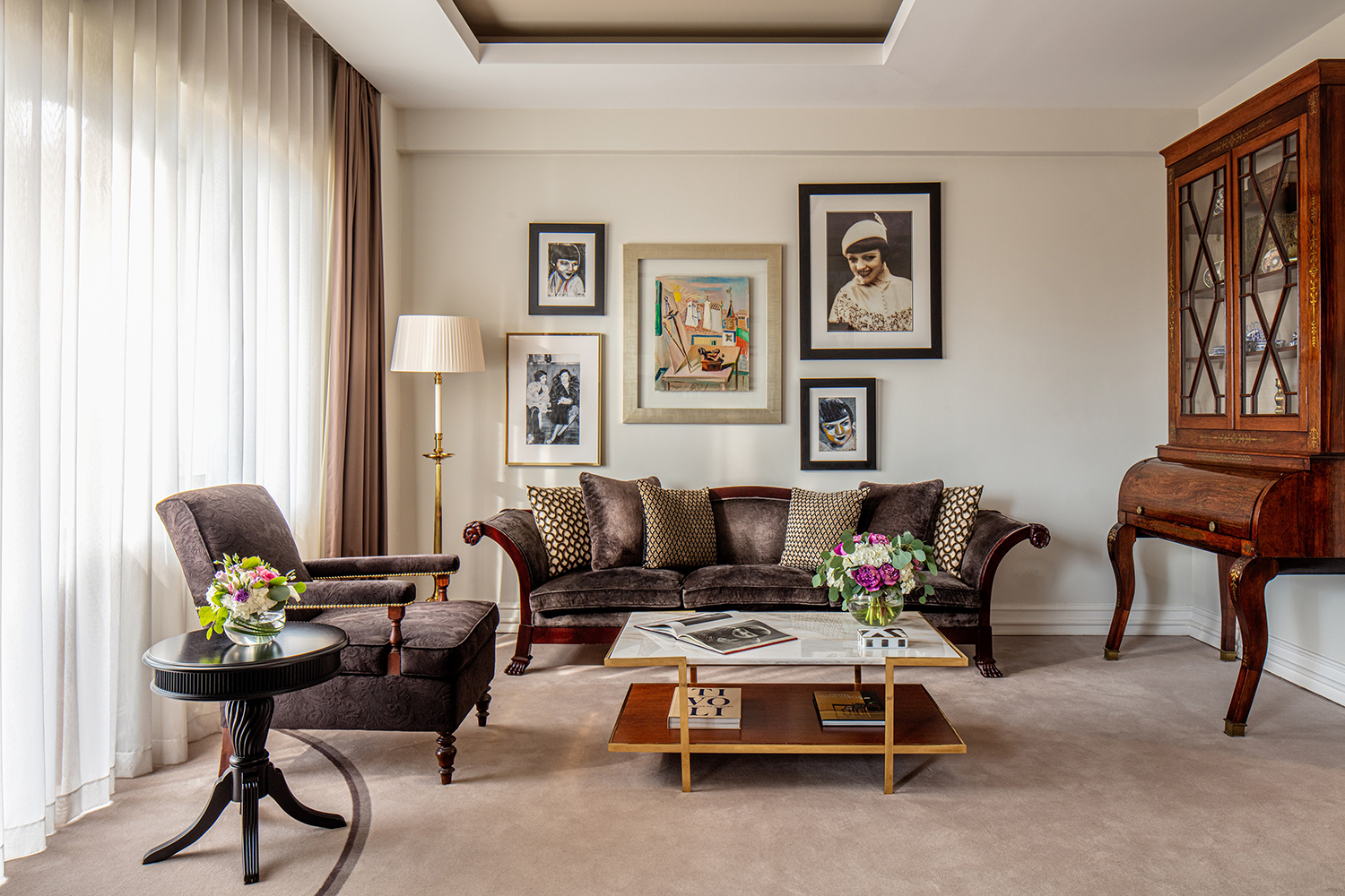 Histórico hotel em Lisboa une tradição e modernidade Tivoli Avenida Liberdade Beatriz Costa Suite Living Room