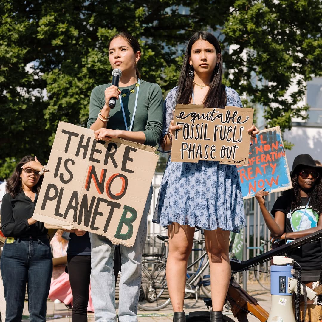 A ativista climática Xye Bastida.