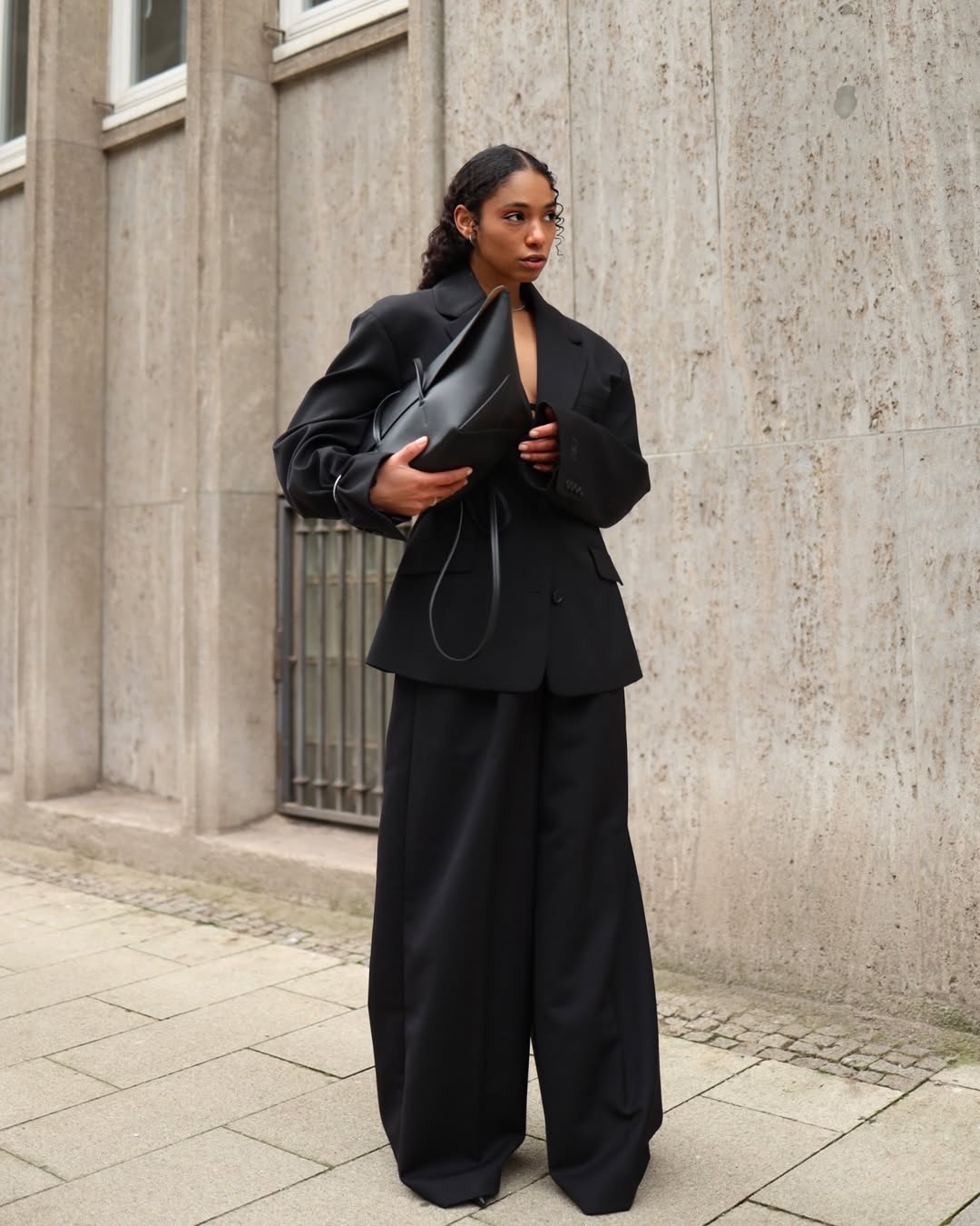 looks com calça preta