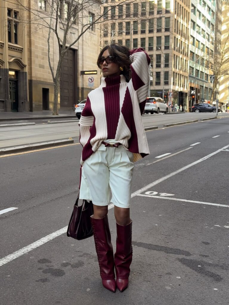 looks com bermuda de alfaiataria