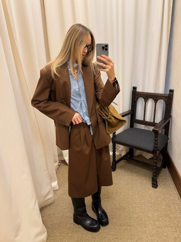 looks com bermuda de alfaiataria