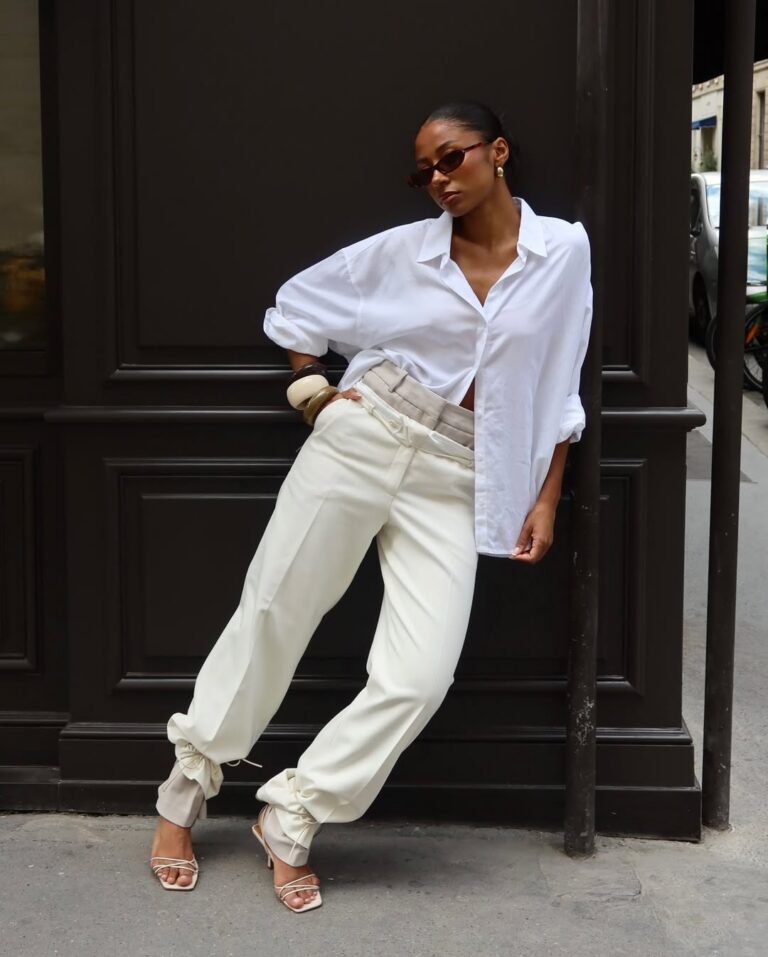 looks com calça branca para o verão que são sofisticados e elegantes