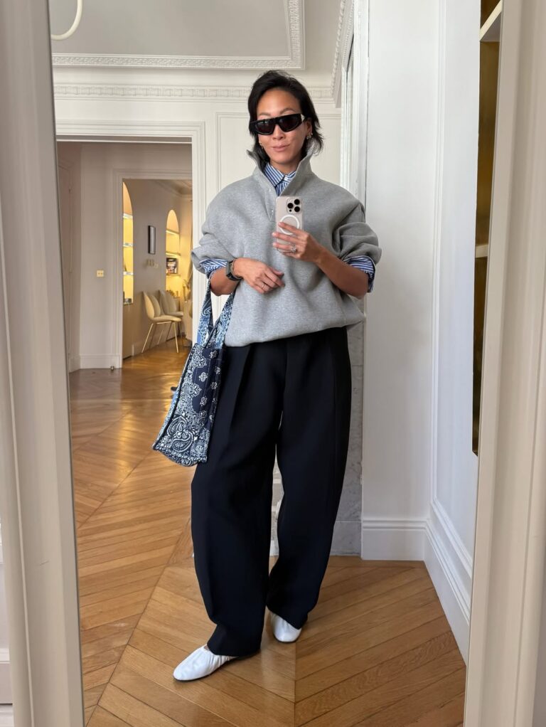 looks com sapatilha para usar no trabalho